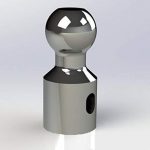 Weigh Safe WSB-L 1-7/8" Tow Ball (7500 GTW Capacity 1500 lb Tongue Weight)