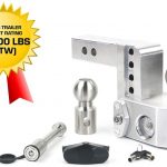 Weigh Safe WS4-2-KA 4" Drop Hitch, 2" Receiver 12,500 LBS GTW
