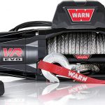 WARN 103253 VR EVO 10-S Electric 12V DC Winch with Synthetic Rope: 3/8" Diameter x 90' Length, 5 Ton (10,000 lb) Lifting/Pulling Capacity