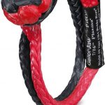 Bubba Rope Gator-Jaw 176745PRO Synthetic Soft Shackle (52,300LB Breaking Strength) Red & Black