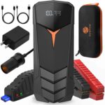 Car Jump Starter, SUNPOW 2000A Peak 20000mAh Lithium Jump Starter Pack(Up to All Gas and 8.5L Diesel),12V Auto Battery Booster for Cars, Trucks, SUV, Portable Power Pack with LCD Screen & LED Light