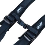4 Point Harness with 2 inch Belts Black with Auto Latch By PRP SBAuto2