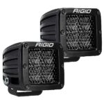 RIGID D-SERIES PRO SPOT DIFFUSED MIDNIGHT SURFACE MOUNT PAIR (set of 2), 202513BLK