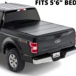 LEER HF350M | Fits 2004-2022 Ford F-150 with 5.6 FT Bed | Low-Profile, Easy On/Off, Hard Tri-Fold Truck Bed Tonneau Cover
